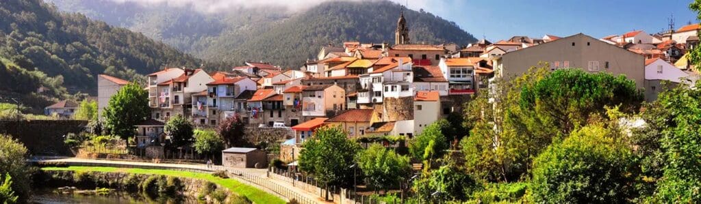 Medieval village, Galicia, Spain